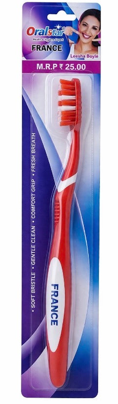 Oral Shine  France Soft Bristle Toothbrush
