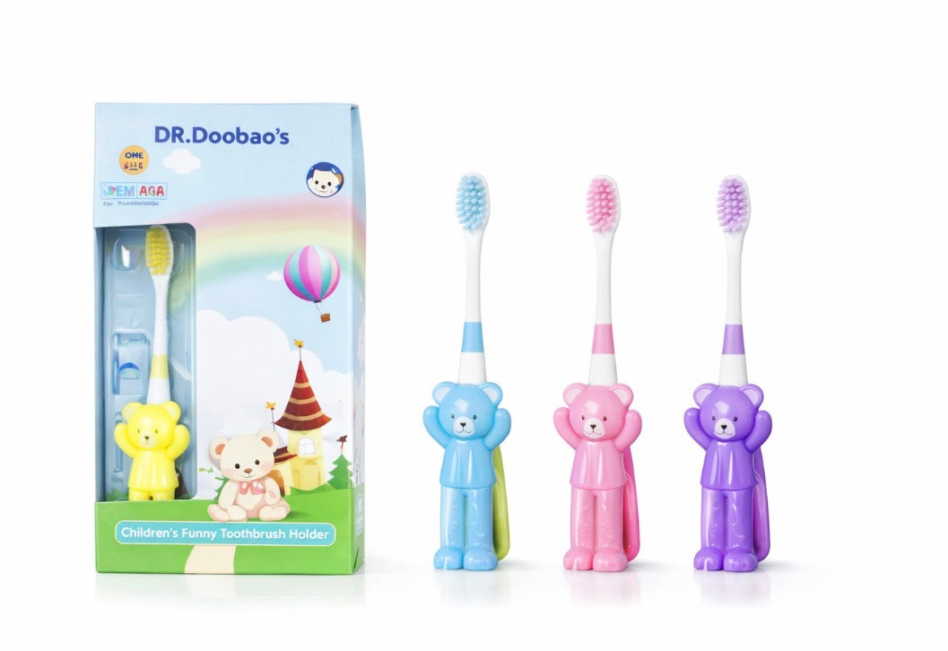 Kids Toothbrush  Set with Holder