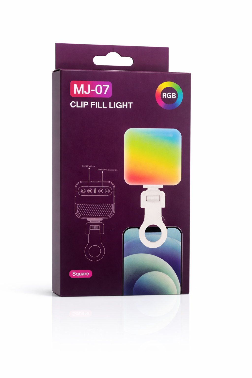 MJ-07 RGB Clip Fill Light