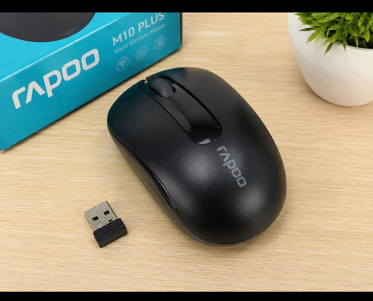 RAPOO Wireless Optical Mouse – Black