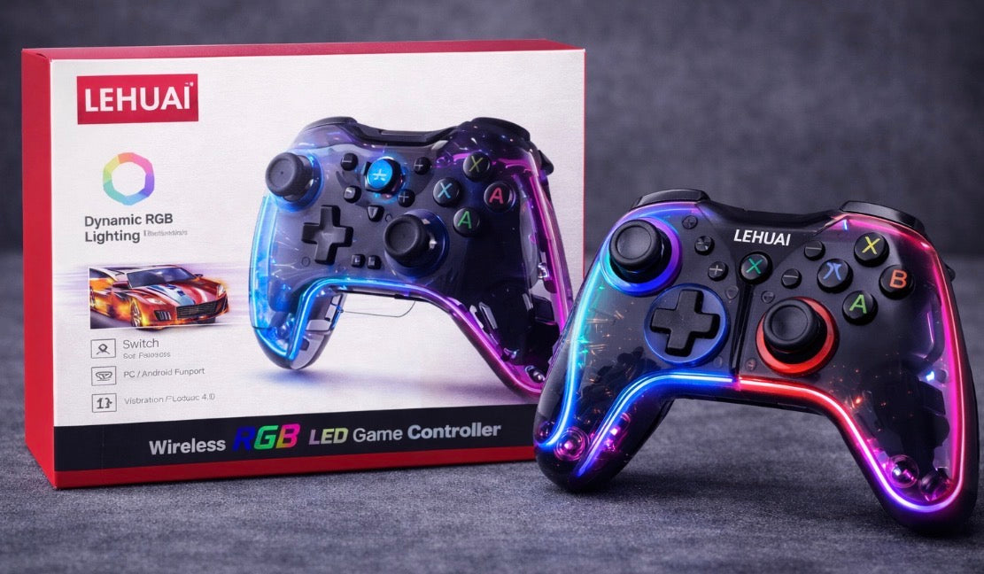Wireless RGB Game Controller