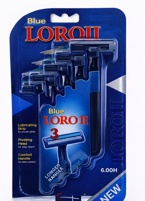 LORO II – 3 Blade Disposable Razor