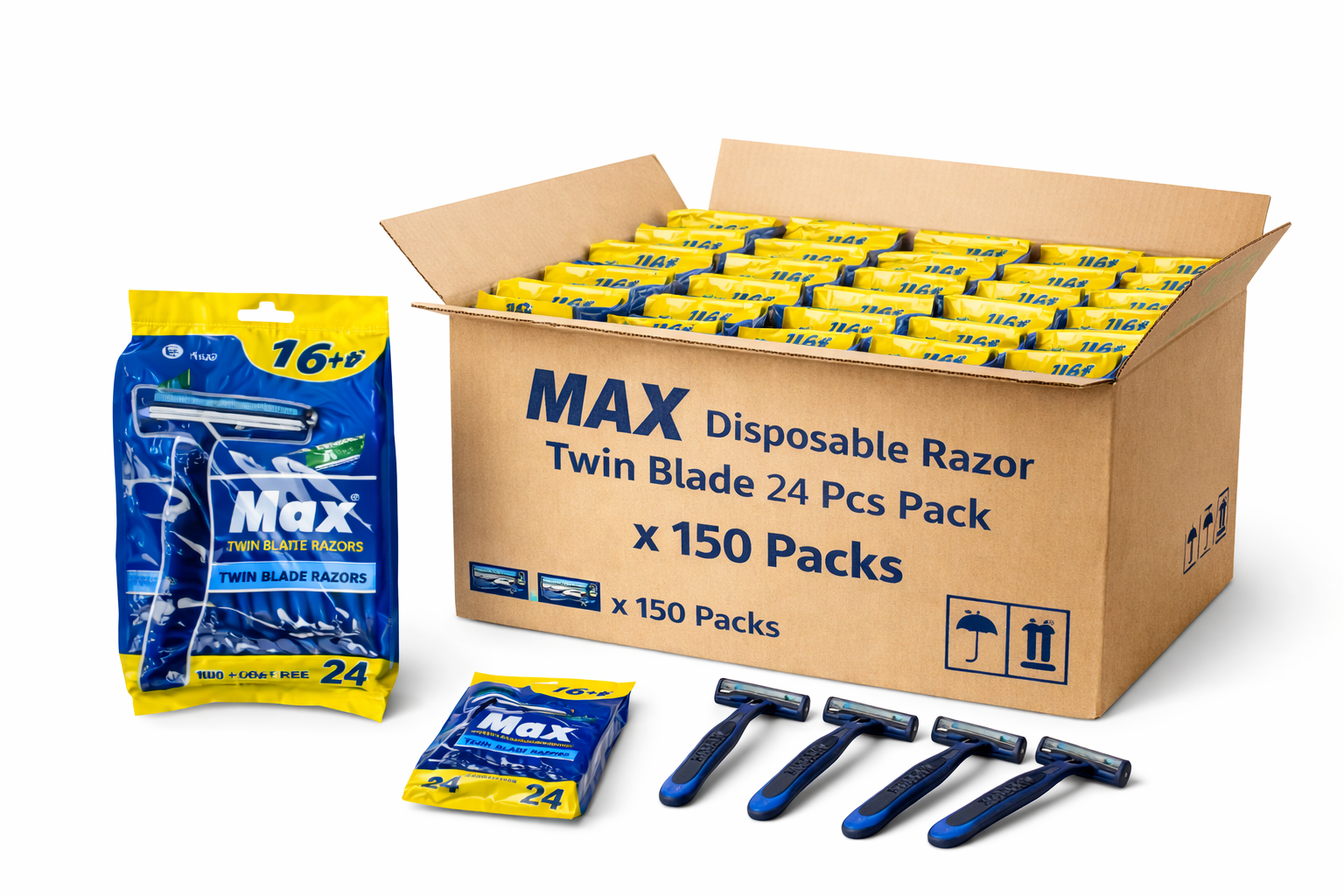 Max Disposable Razor Twin Blade