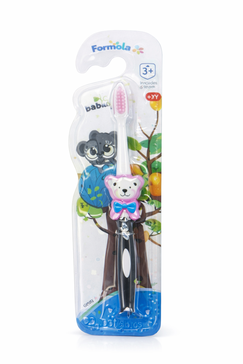 Kids Cartoon Animal Toothbrush with Holder