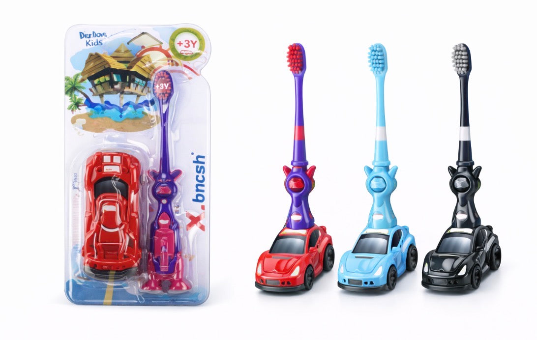 Kids Car Toothbrush with Holder