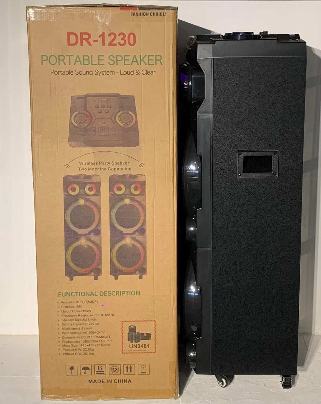 DR-1230 BLUETOOTH SPEAKER