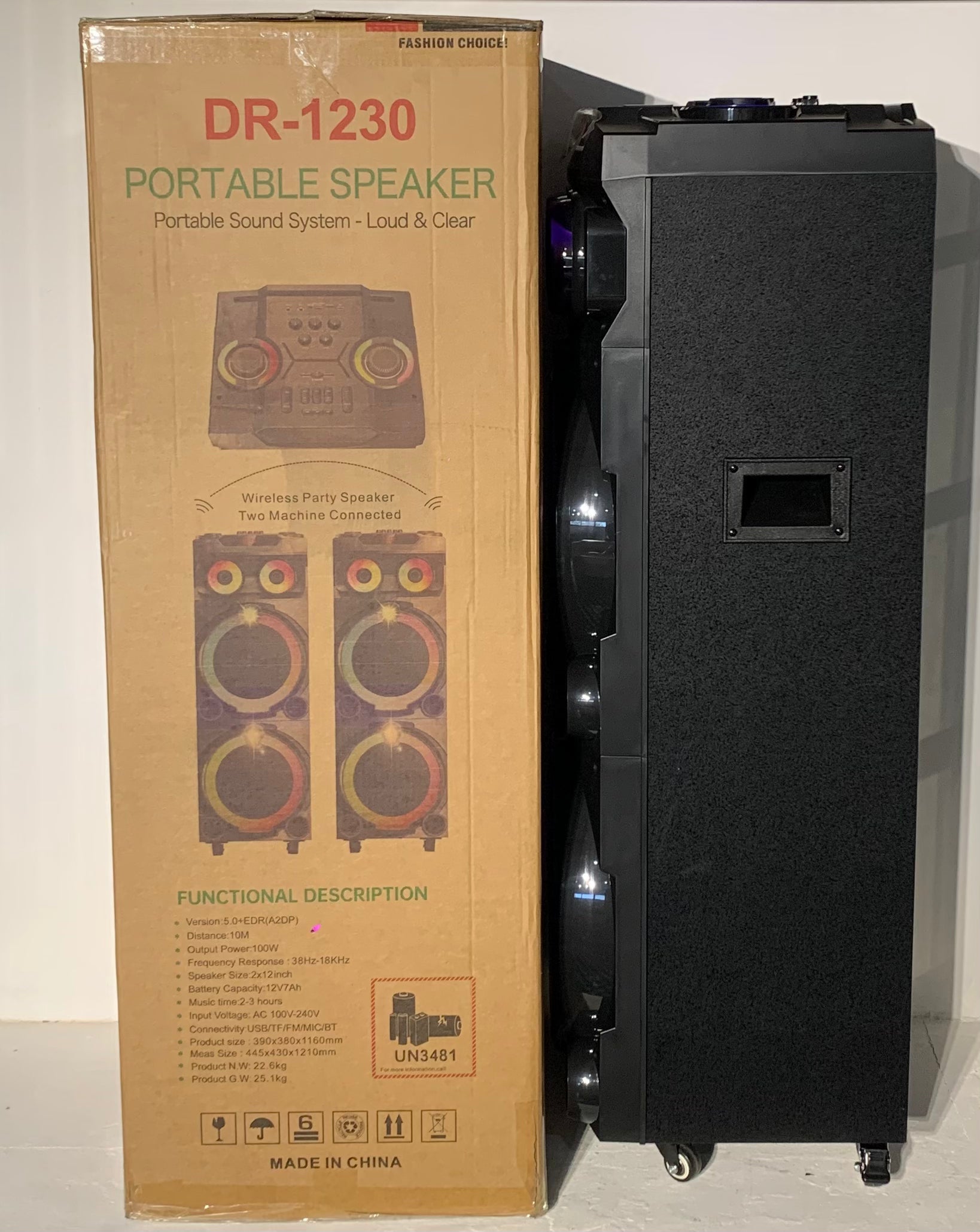 DR-1230 BLUETOOTH SPEAKER