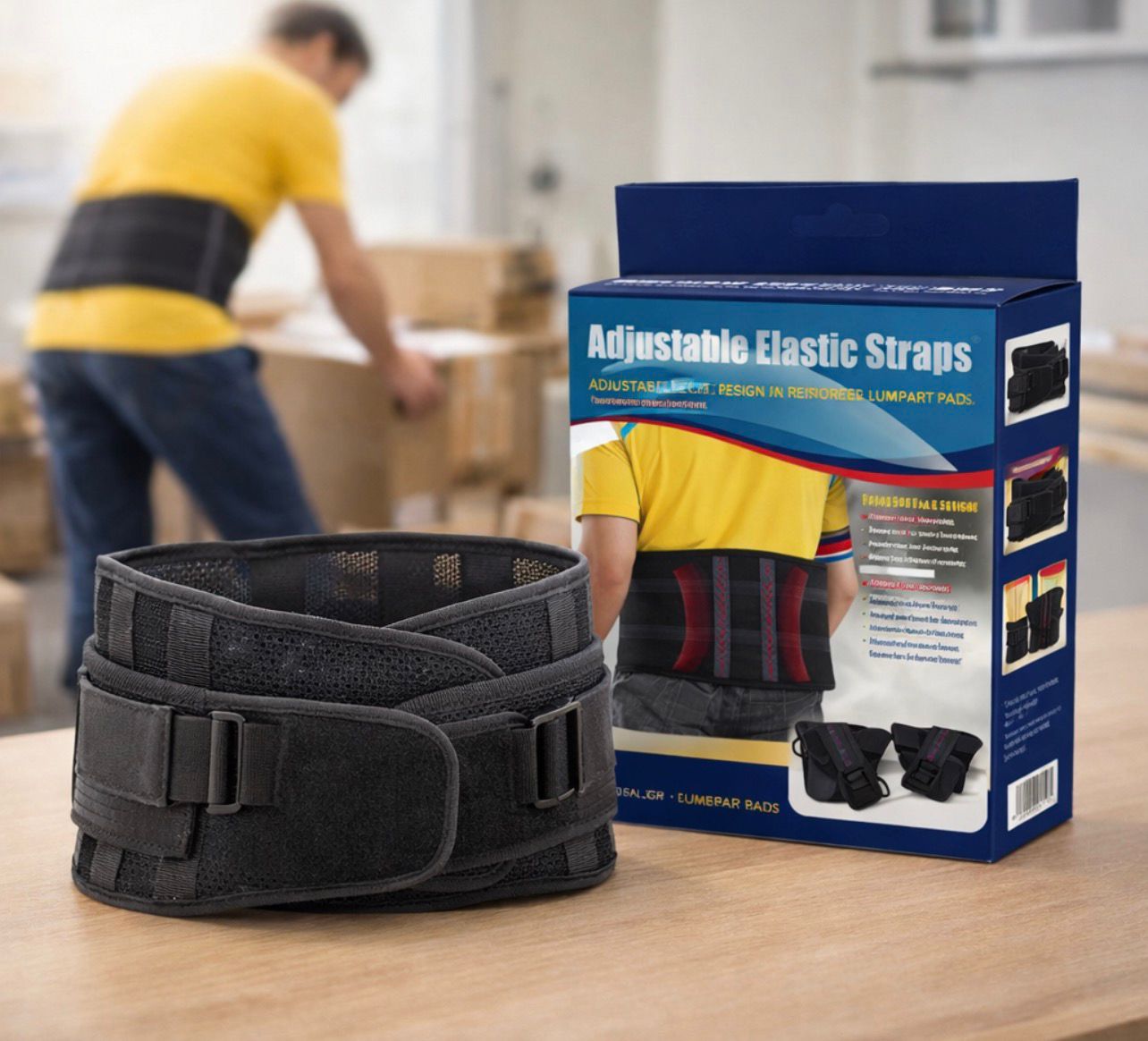 Adjustable Lumbar Support Belt