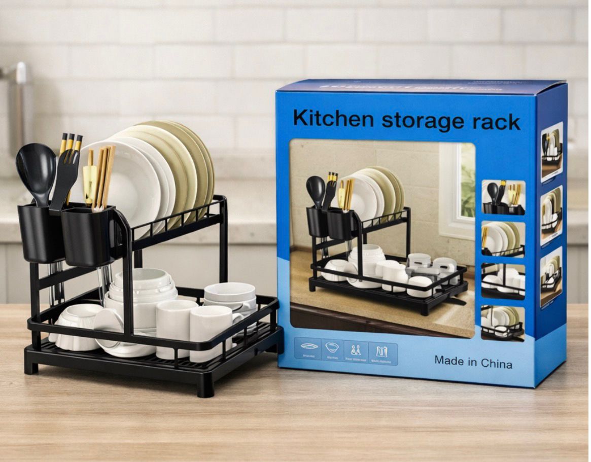 Kitchen Storage Rack Countertop Organizer