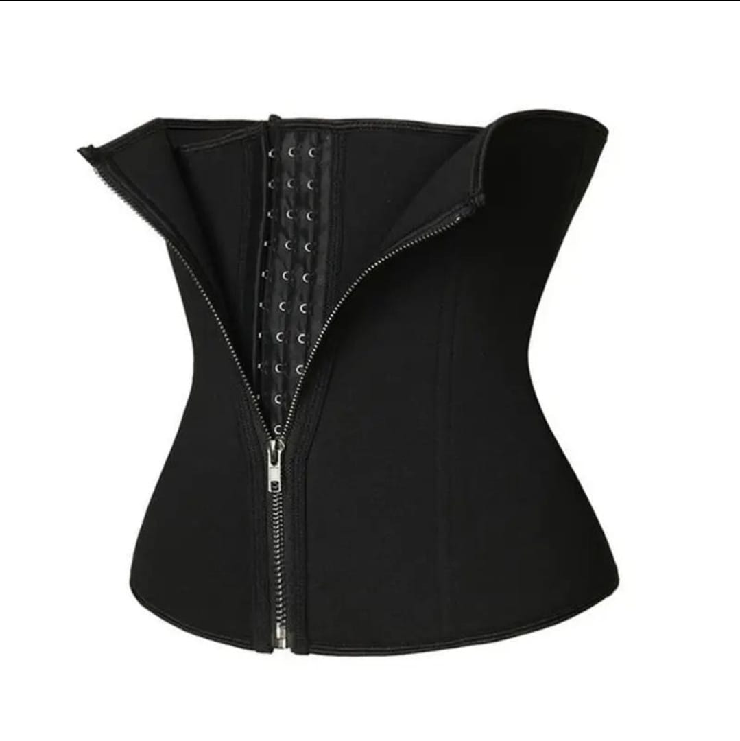 Womens Body Shaper Slimming Belt Zip and Hook Design