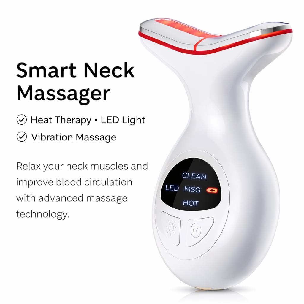 3-in-1 LED Neck Massager