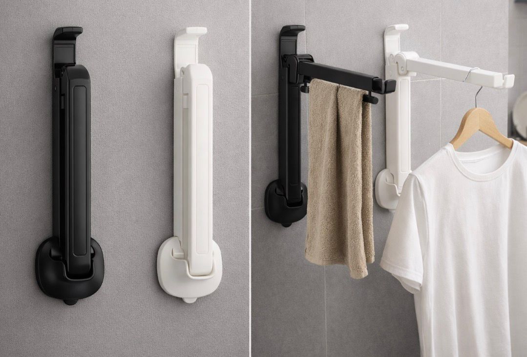 Suction Cup Folding Drying Rack