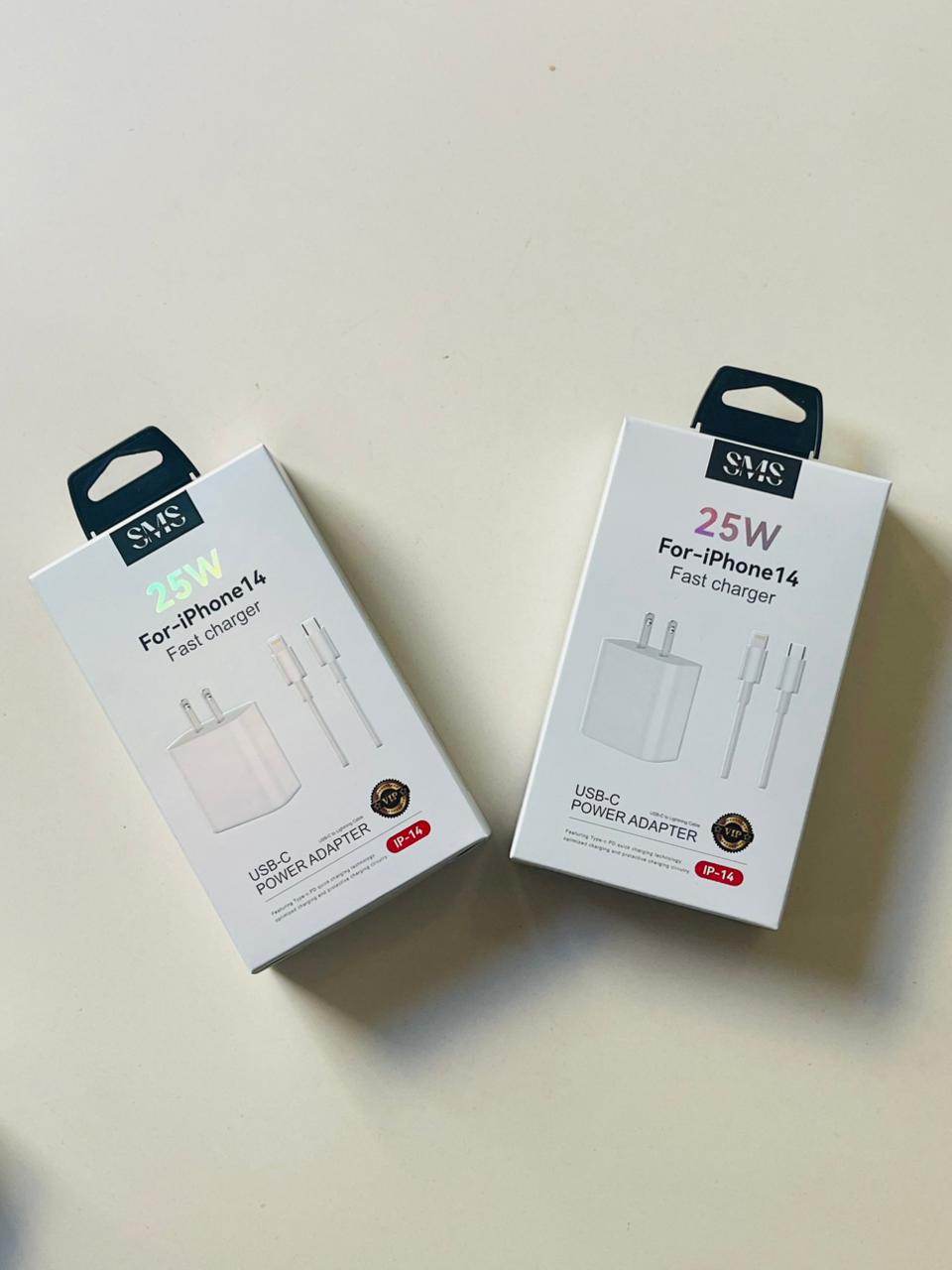 SMS 25W Fast Charger – Wholesale Pack (MOQ 20 Units)