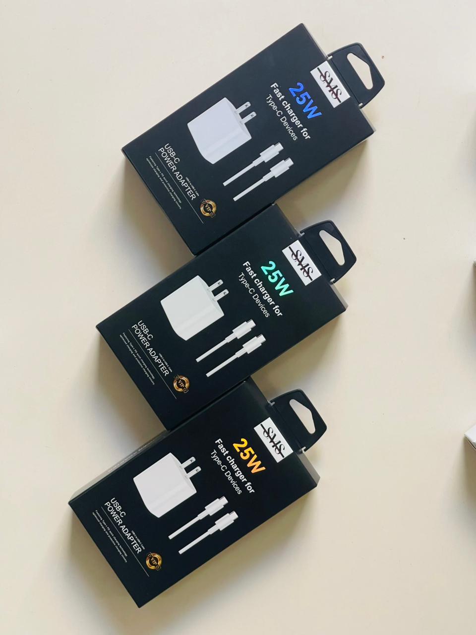 SMS 25W Fast Charger – Wholesale Pack (MOQ 20 Units)