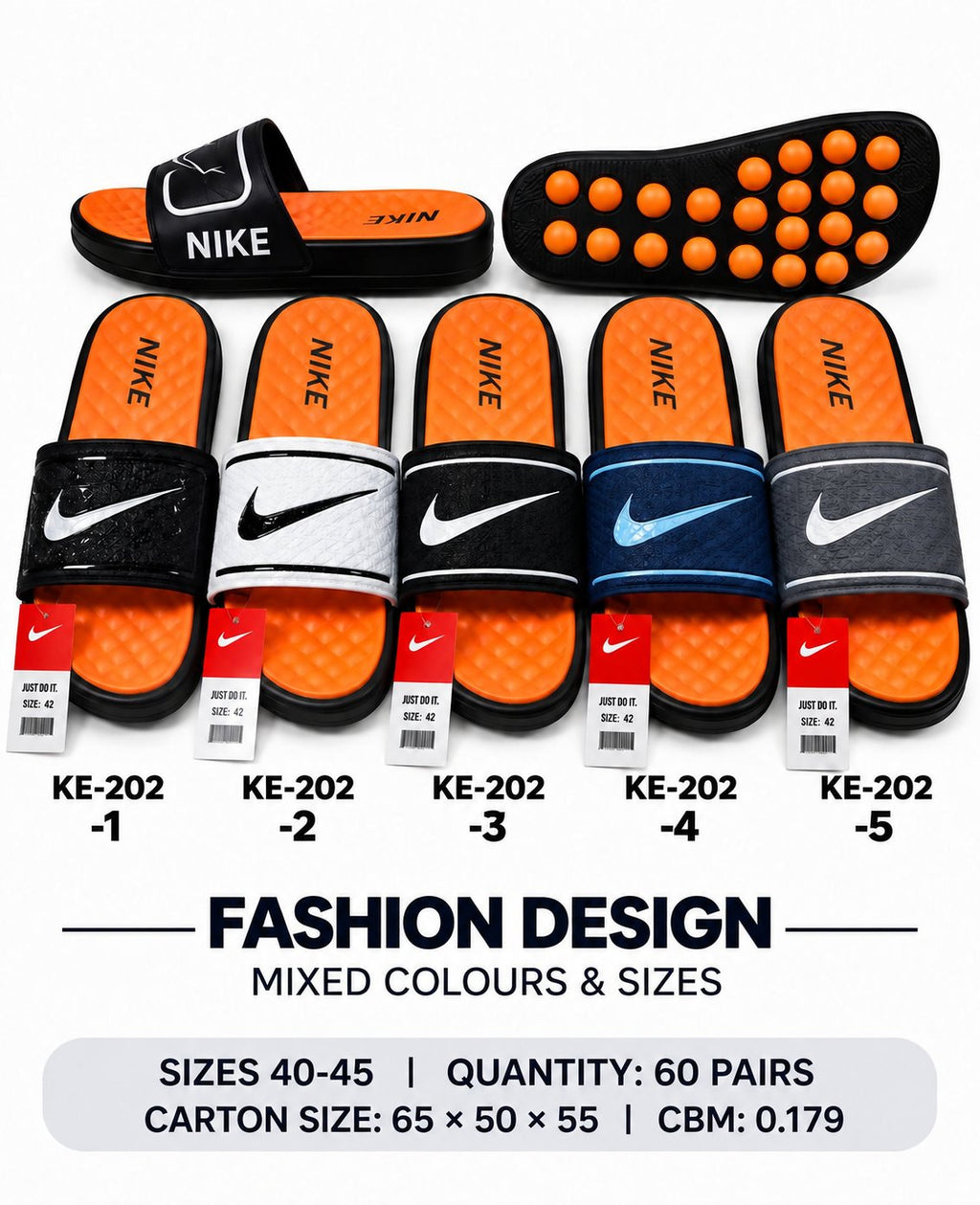 Fashion Design KE-202 — mixed colours and sizes