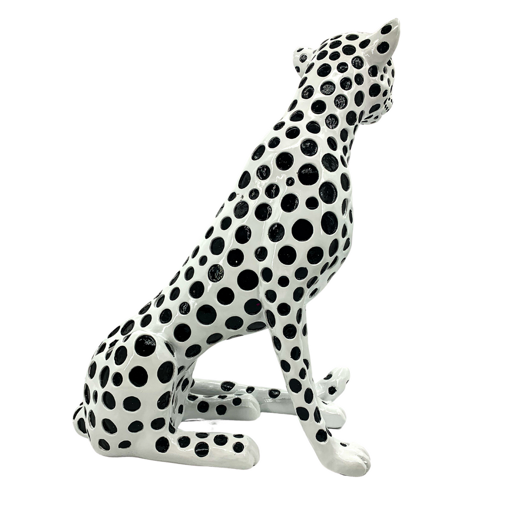 Cheetah Statue Decorative Animal Figurine for Home, Office, Living Room, Bedroom, Nursery