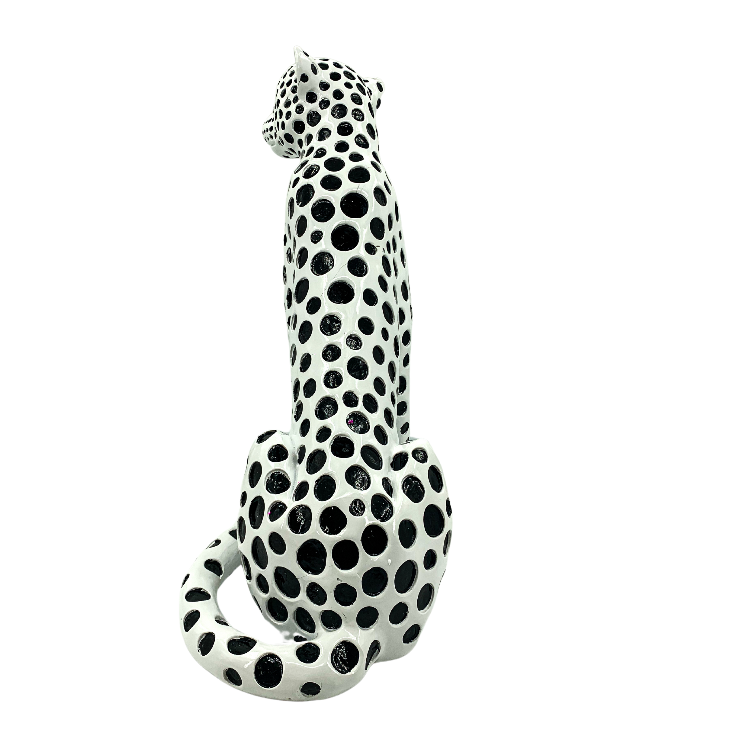 Cheetah Statue Decorative Animal Figurine for Home, Office, Living Room, Bedroom, Nursery