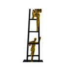 #60 MEN CLIMBING LADDER