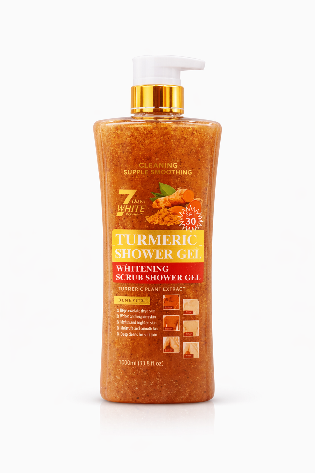 Turmeric Whitening Scrub Shower Gel
