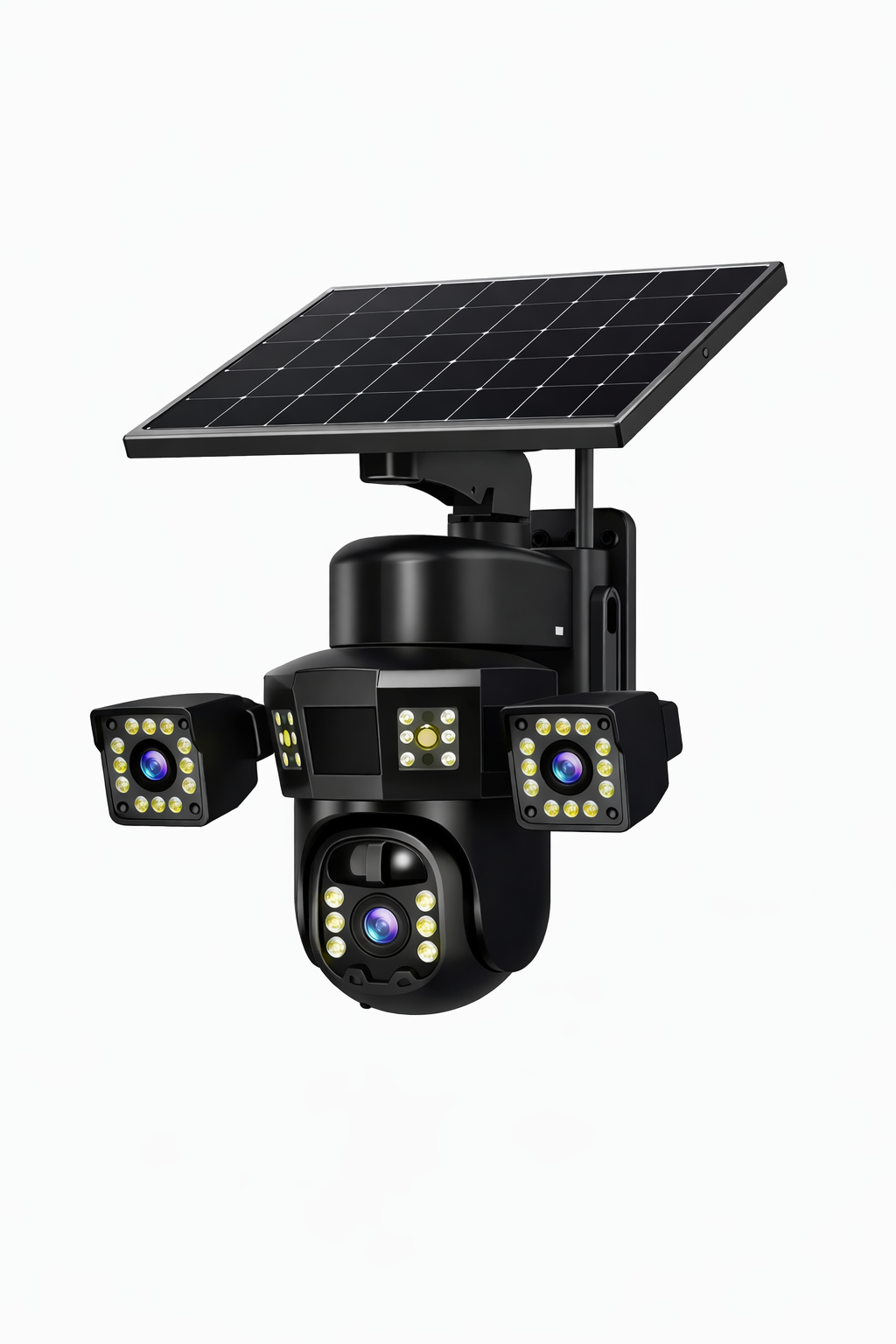 Solar 360° PTZ Smart Security Camera with Solar Panel