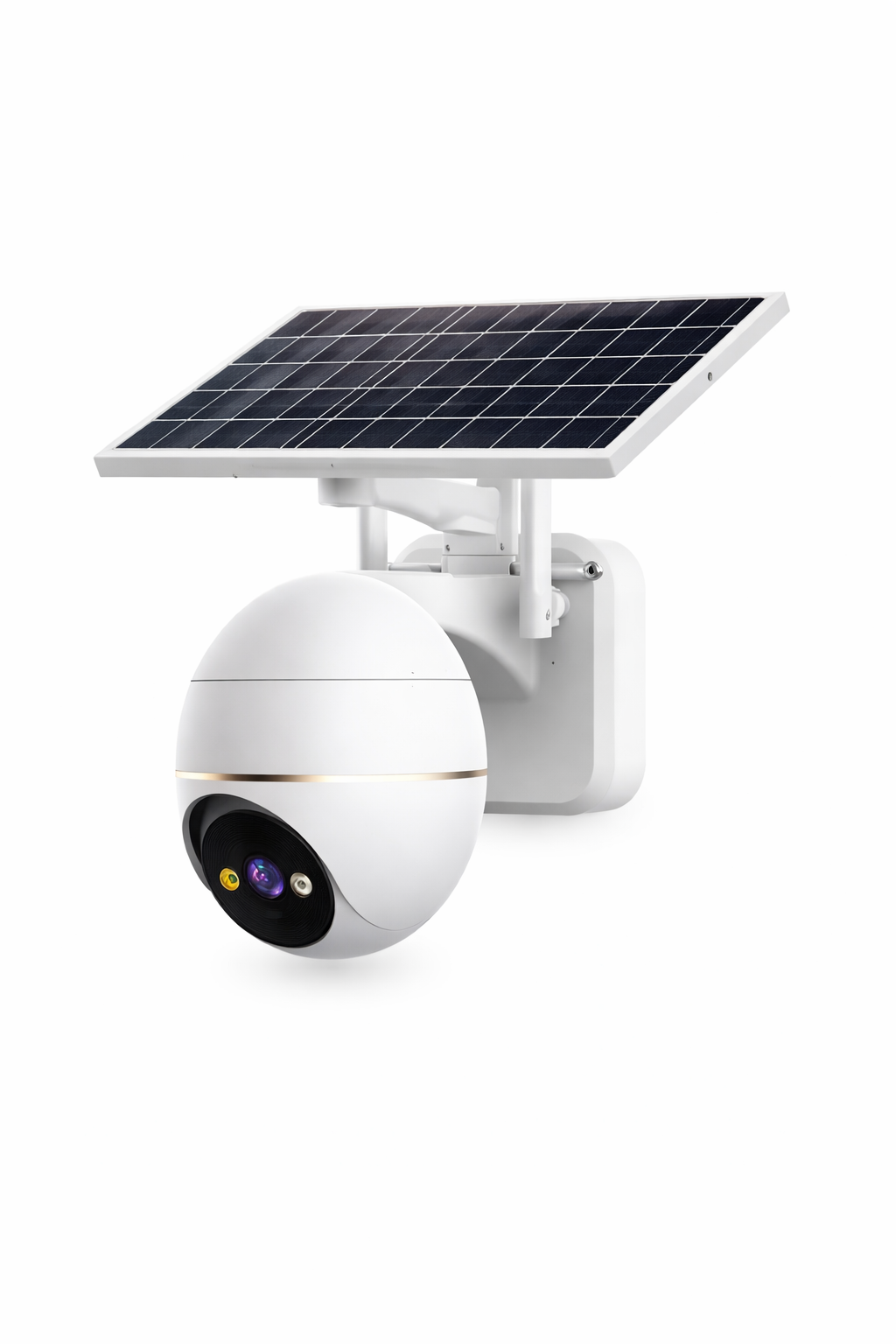 Solar Dome WiFi Security Camera with Night Vision & Mobile App Control