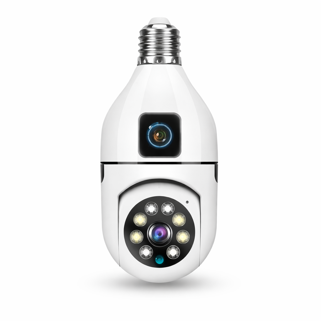 360° WiFi Light Bulb Security Camera