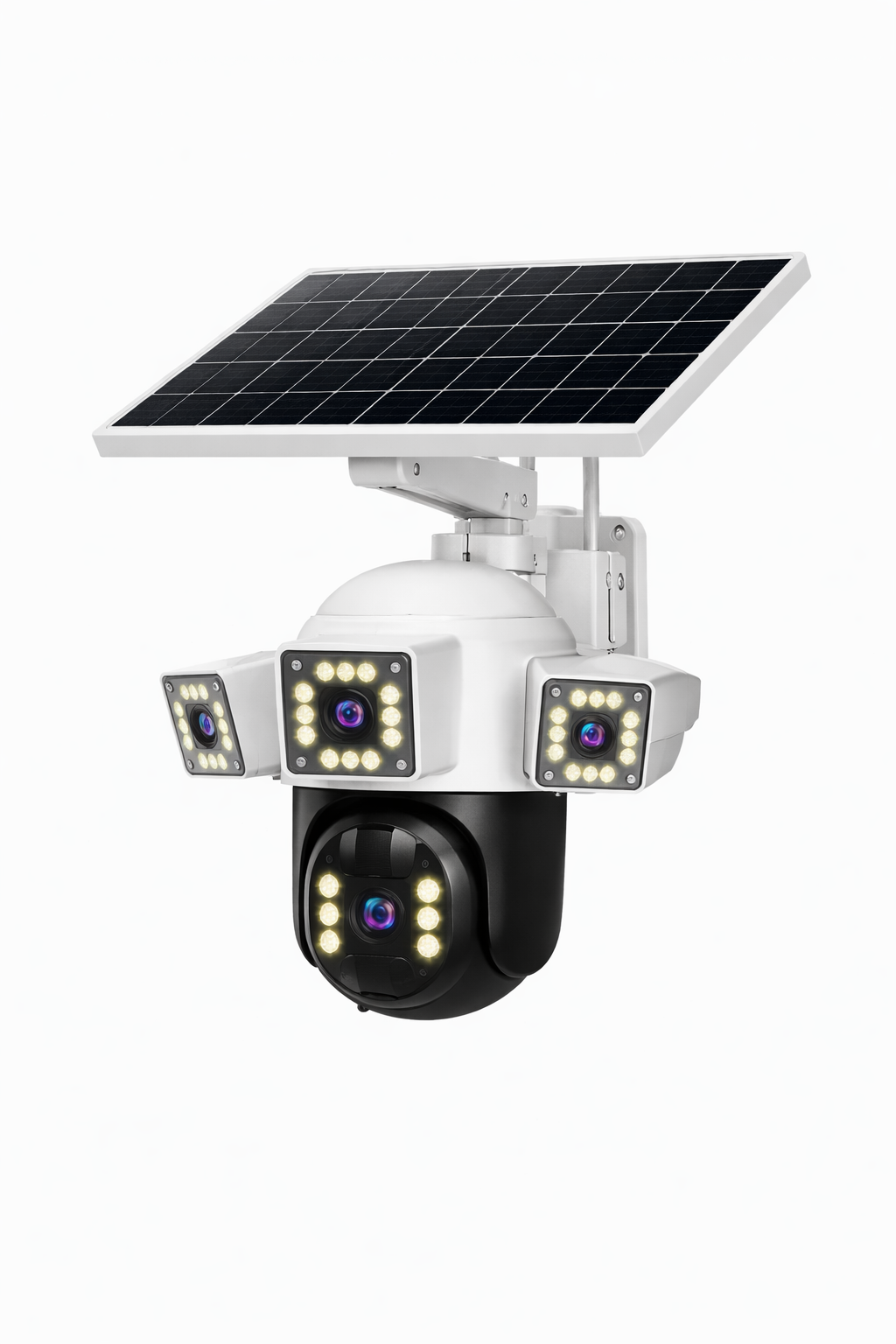 Solar 360° PTZ Smart Security Camera with Solar Panel