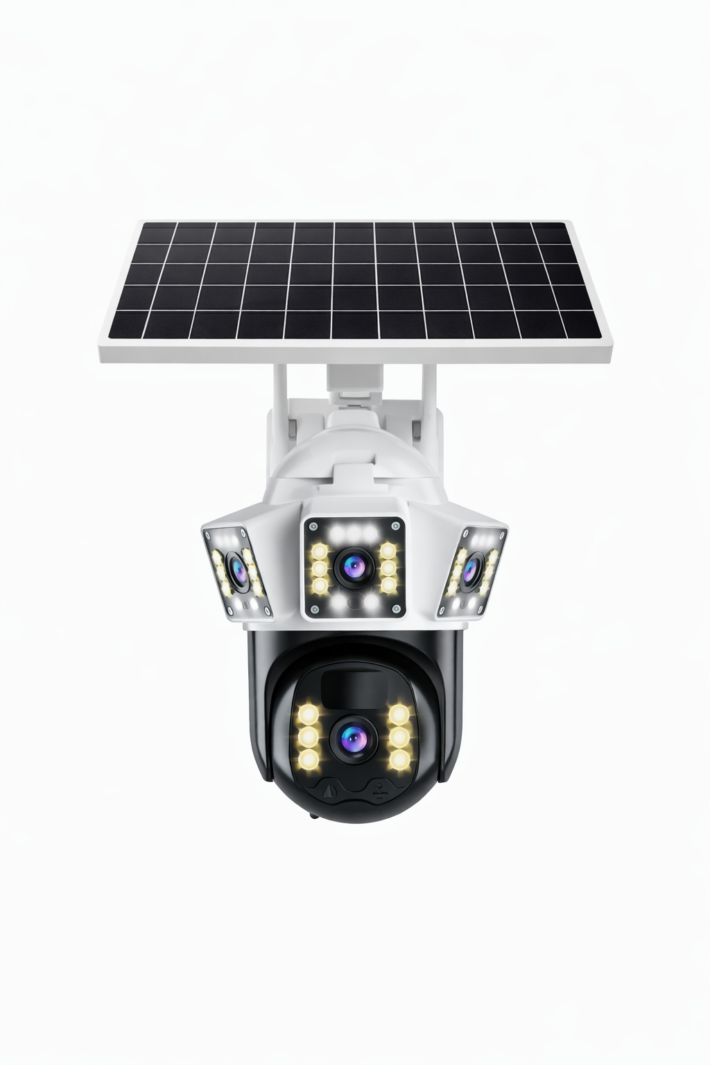 Solar PTZ Smart Security Camera with Solar Panel