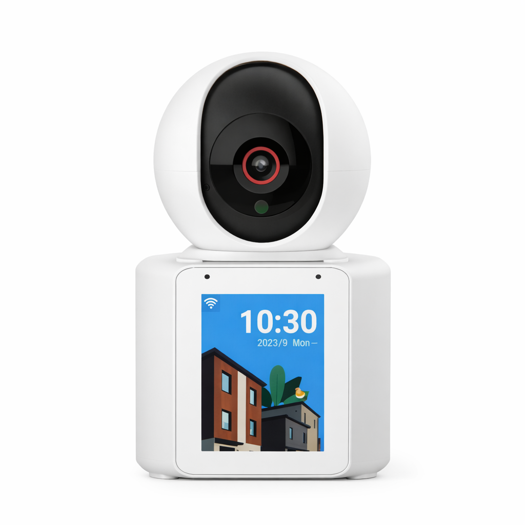 Smart Indoor WiFi Camera with Display