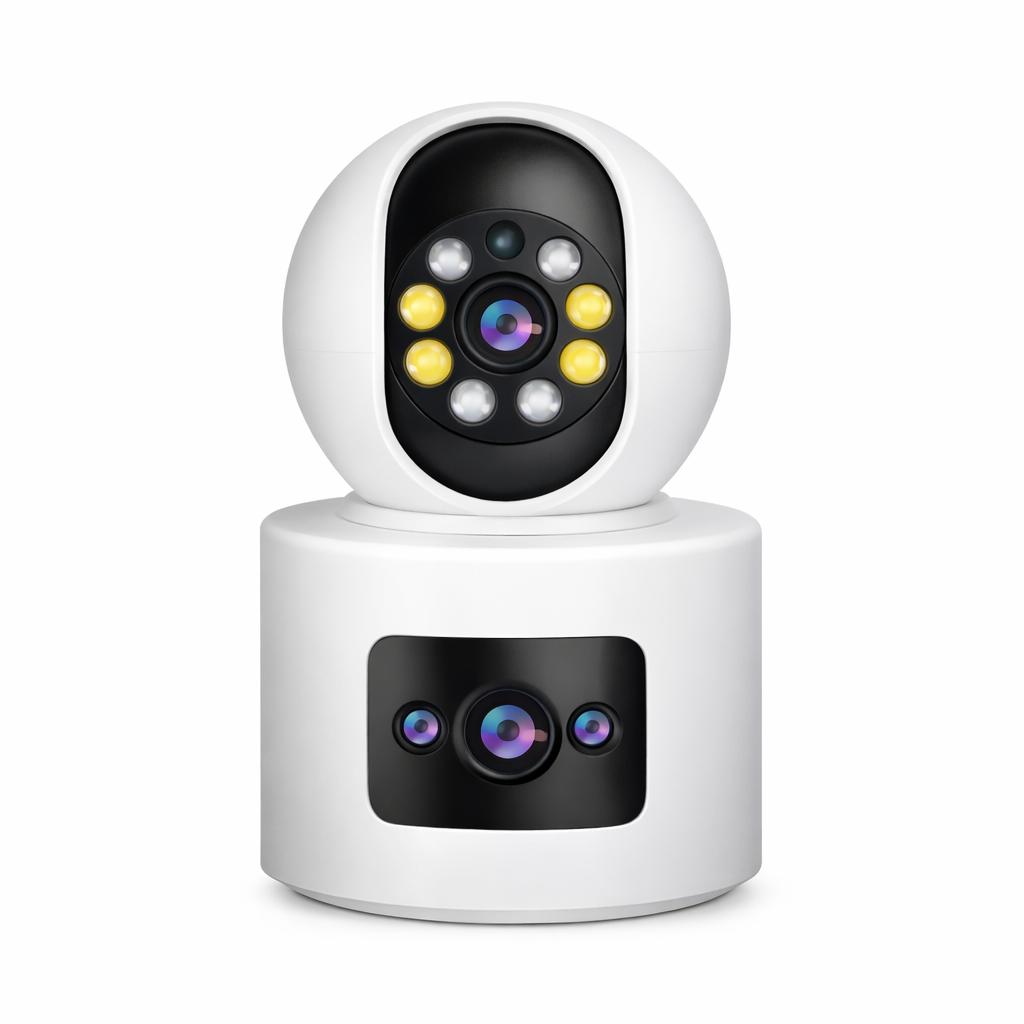 Dual-Lens Smart WiFi Security Camera