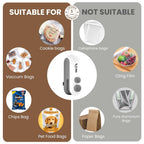 Portable Mini Sealing Machine, Handheld Packet Sealer for Food, Snacks, Chips, Fresh Storage, Plastic Bags Sealing Machine
