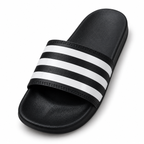 3575-PVC single black and white slide on white background